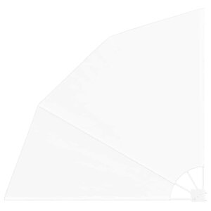 vidaXL Écran de confidentialité pour balcon Blanc 140 x 140 cm