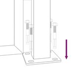 vidaXL Portail de jardin 105x205 cm acier corten conception d'herbe