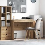 vidaXL Bureau chêne artisanal 90 x 50 x 76 cm Bois d'ingénierie