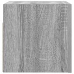 vidaXL Meubles TV muraux 4 Pièces Sonoma gris 30 5x30x30 cm