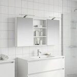 vidaXL Ensemble de Meubles de Salle de Bain 3 Pièces 120 x 10 5 x 60 5 cm
