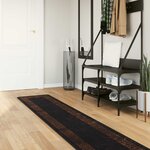 vidaXL Coureur de Tapis MARSA Noir 50 x 300 cm Polyester et PVC
