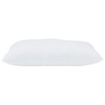 vidaXL Oreillers 2 Pièces Blanc 50 x 75 cm 85gsm 100  polyester