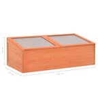 vidaXL Serre Bois 100x50x34 cm