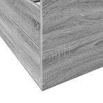 vidaXL Cadre de lit à tiroirs sonoma gris 180x200 cm bois d'ingénierie