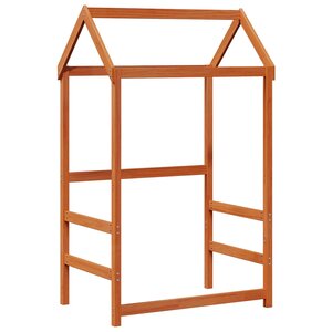 vidaXL Ensemble Lit de Jour 2 Pièces Cire marron Bois de pin massif