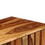 vidaXL Meuble TV Bois massif de Sesham 118 x 30 x 40 cm