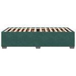 vidaXL Cadre de lit Vert foncé 80x200 cm Velours