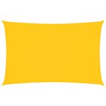 vidaXL Voile de parasol tissu oxford rectangulaire 2x5 m jaune