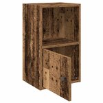 vidaXL Bibliothèque vieux bois 31x24x52 cm bois d'ingénierie