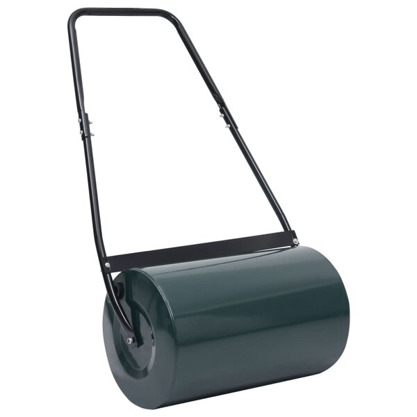 vidaXL Rouleau à gazon vert et noir 63 cm 50 L