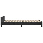 vidaXL Cadre de lit et tête de lit sans matelas noir 80x200 cm velours