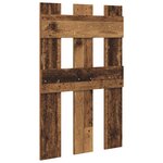 vidaXL Porte-manteau mural avec stockage Vieux bois 65 x 3 x 100 cm