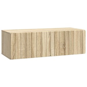 vidaXL Meuble TV mural Chêne Sonoma 98 x 41 x 30 cm Bois d'ingénierie