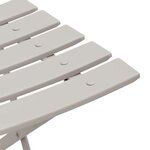 vidaXL Chaise de jardin pliante 2 Pièces Beige 42 x 46 x 82cm Acier