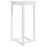 vidaXL Ensemble de bar 3 Pièces Blanc Bois de pin massif