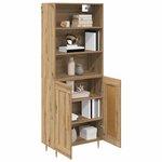 vidaXL Haut Armoire Chêne artisanal 69 5 x 34 x 180 cm