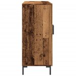 vidaXL Buffet vieux bois 90x34x80 cm bois d'ingénierie