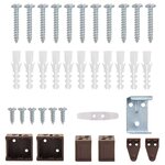 vidaXL Store Vénitien Marron foncé avec motif 213 x 120 cm PVC