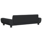 vidaXL Canapé pour enfants noir 100x54x33 cm velours