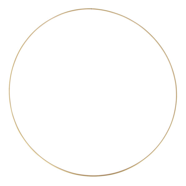 Anneau en métal revêtu 60cm or