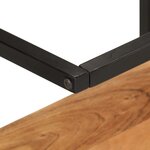 vidaXL Étagère murale 40x30x50 cm bois massif d'acacia et fer