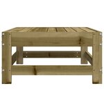 vidaXL Repose-pied de jardin bois de pin imprégné