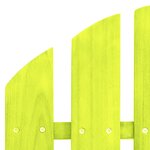 vidaXL Chaise de jardin Adirondack 2 places Bois de sapin massif Vert