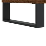 vidaXL Tables de chevet 2 Pièces chêne marron 40x35x69 cm bois ingénierie