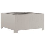 vidaXL Braise Marron 60 x 60 x 30 cm Acier résistant aux intempéries