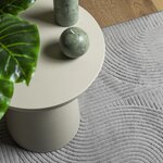 vidaXL Tapis IZA poils courts style scandinave gris 120x170 cm