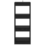 vidaXL Bibliothèque Chêne noir 40 x 30 x 103 cm Bois d'ingénierie
