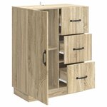 vidaXL Buffet Chêne Sonoma 66 x 34 5 x 87 cm Bois d'ingénierie