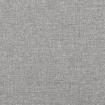 vidaXL Cadre de lit sans matelas gris clair 120x190 cm tissu