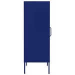 vidaXL Armoire de rangement Bleu marine 42 5x35x101 5 cm Acier