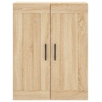 vidaXL Armoire murale chêne sonoma 69 5x34x90 cm bois d'ingénierie