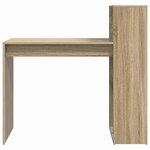 vidaXL Bureau Chêne Sonoma 108 x 55 x 103.5 cm Bois d'ingénierie