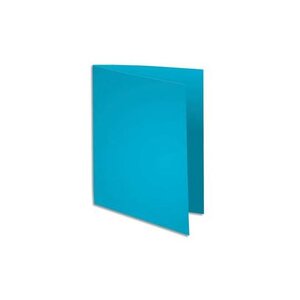 Paquet de 100 chemises JURA PEAU en carte 160 grammes bleu clair EXACOMPTA