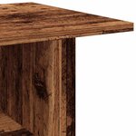 vidaXL Meuble TV avec roulettes vieux bois 80x40x45 cm bois ingénierie