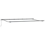vidaXL Auvent Rétractable Blanc 600 ×350 cm tissu
