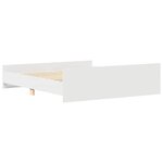 vidaXL Cadre de lit sans matelas blanc 160x200 cm