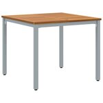vidaXL Ensemble de salle à manger de jardin 3 pièces en bois d'acacia et métal