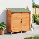 vidaXL Abri de jardin Marron 106 5 x 56 x 113 5 cm Bois d'ingénierie