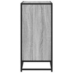 vidaXL Buffet sonoma gris 68x35x76 cm bois d'ingénierie et métal