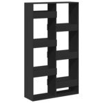 vidaXL Cloison de séparation noir 100x33x175 cm bois ingénierie