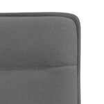 vidaXL Chaises à manger lot de 4 gris foncé tissu
