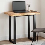 vidaXL Dessus de table rectangulaire 80x50x4 cm bois massif d'acacia