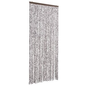 vidaXL Moustiquaire Marron et beige 90 x 220 cm Chenille