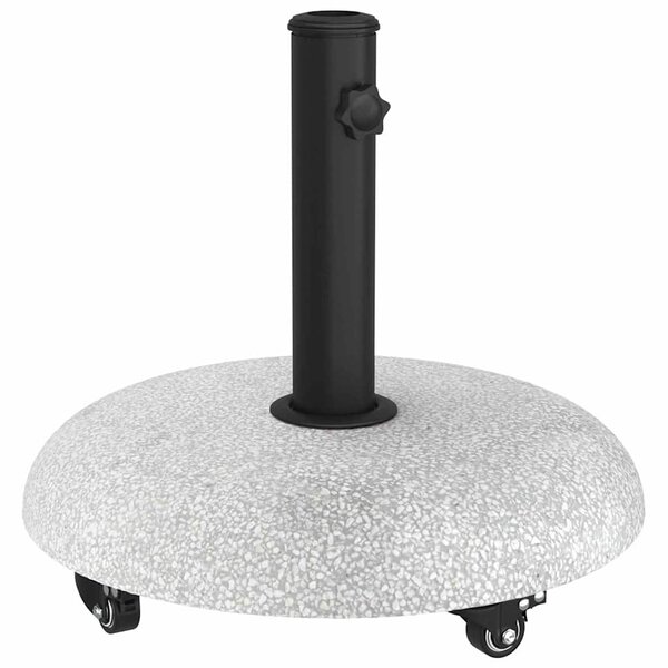 vidaXL Pied de parasol Gris clair et noir 45 x 45 x 40 cm