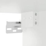 vidaXL Ensemble de meubles TV 5 Pièces Blanc brillant Bois d'ingénierie